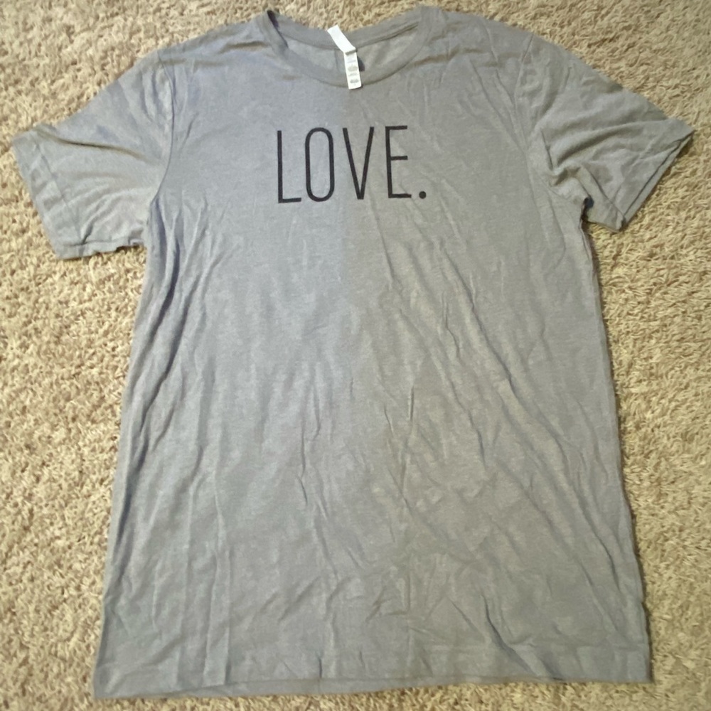 Grey love shirt
